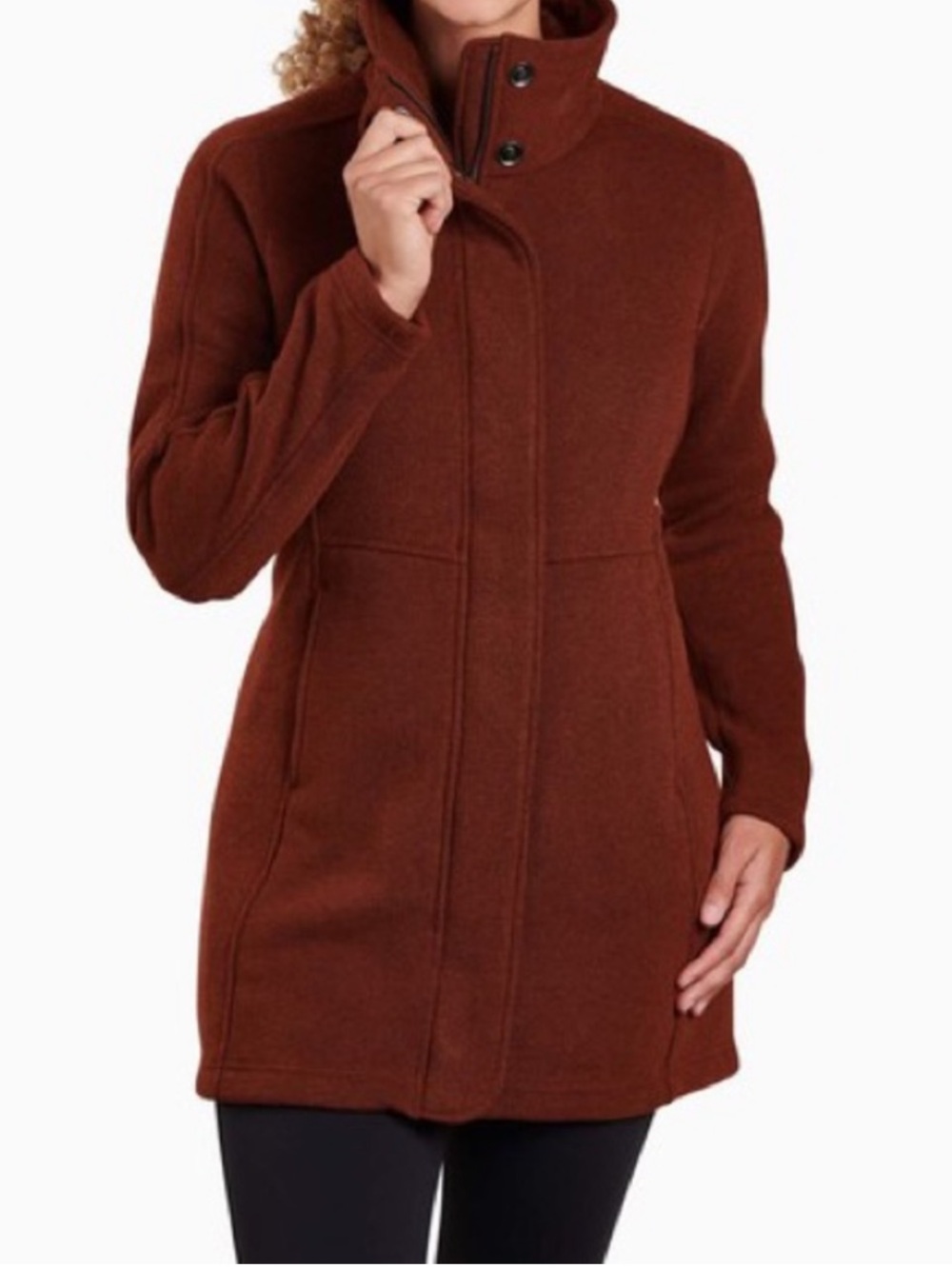 KUHL HIGHLAND LONG Line Jacket Coat Brown Size XS